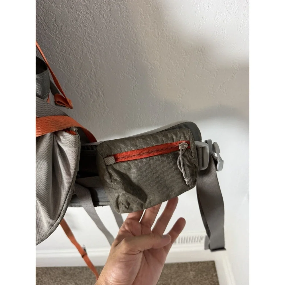 Mountain Hardwear Ozonic 50L Backpack Hiking Camping Pack Gray Orange
